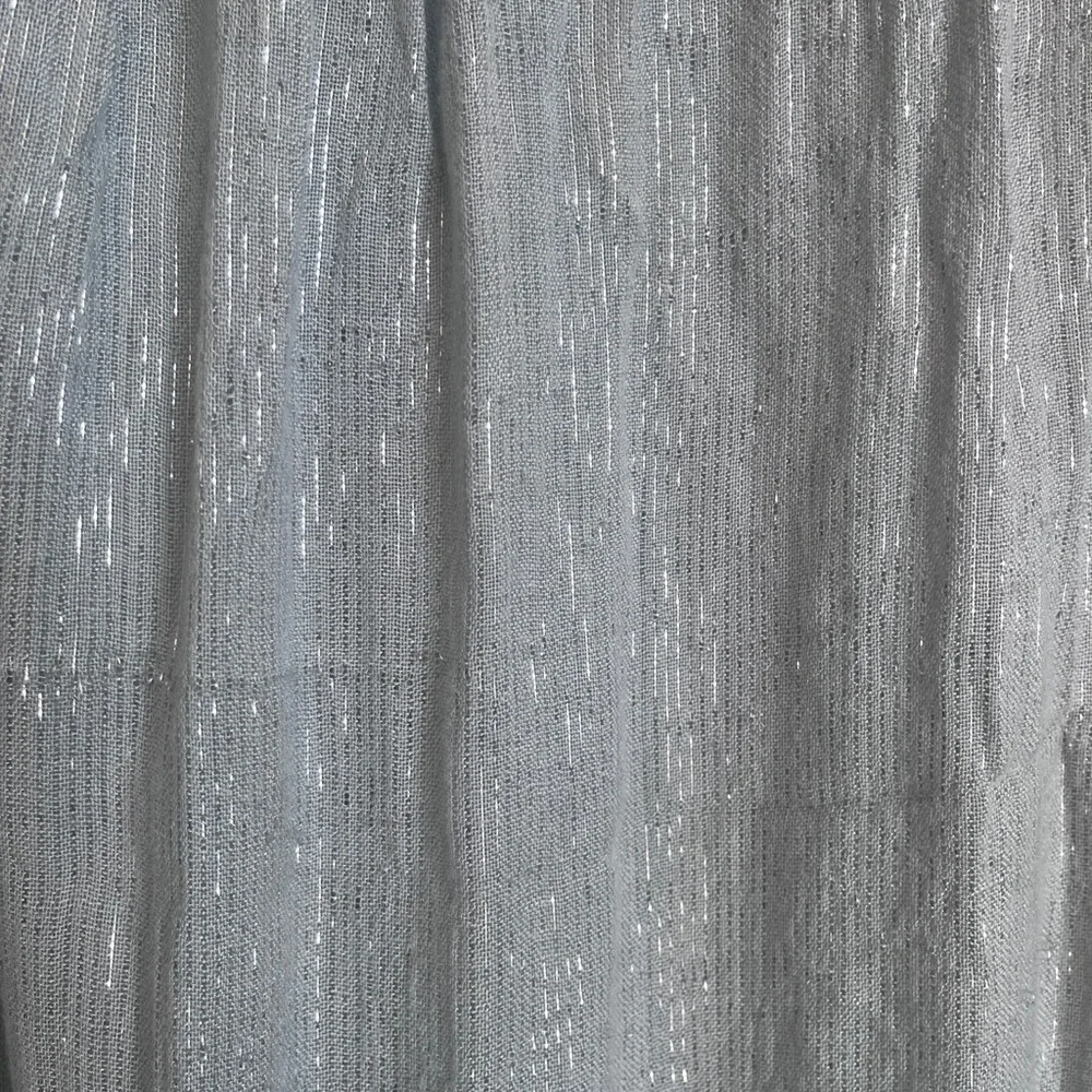 Isabella Shimmering Silver gray scarf